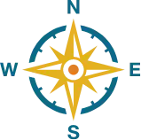 Graphic of compass