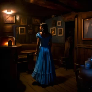 The Woman In Blue Wayside Inn