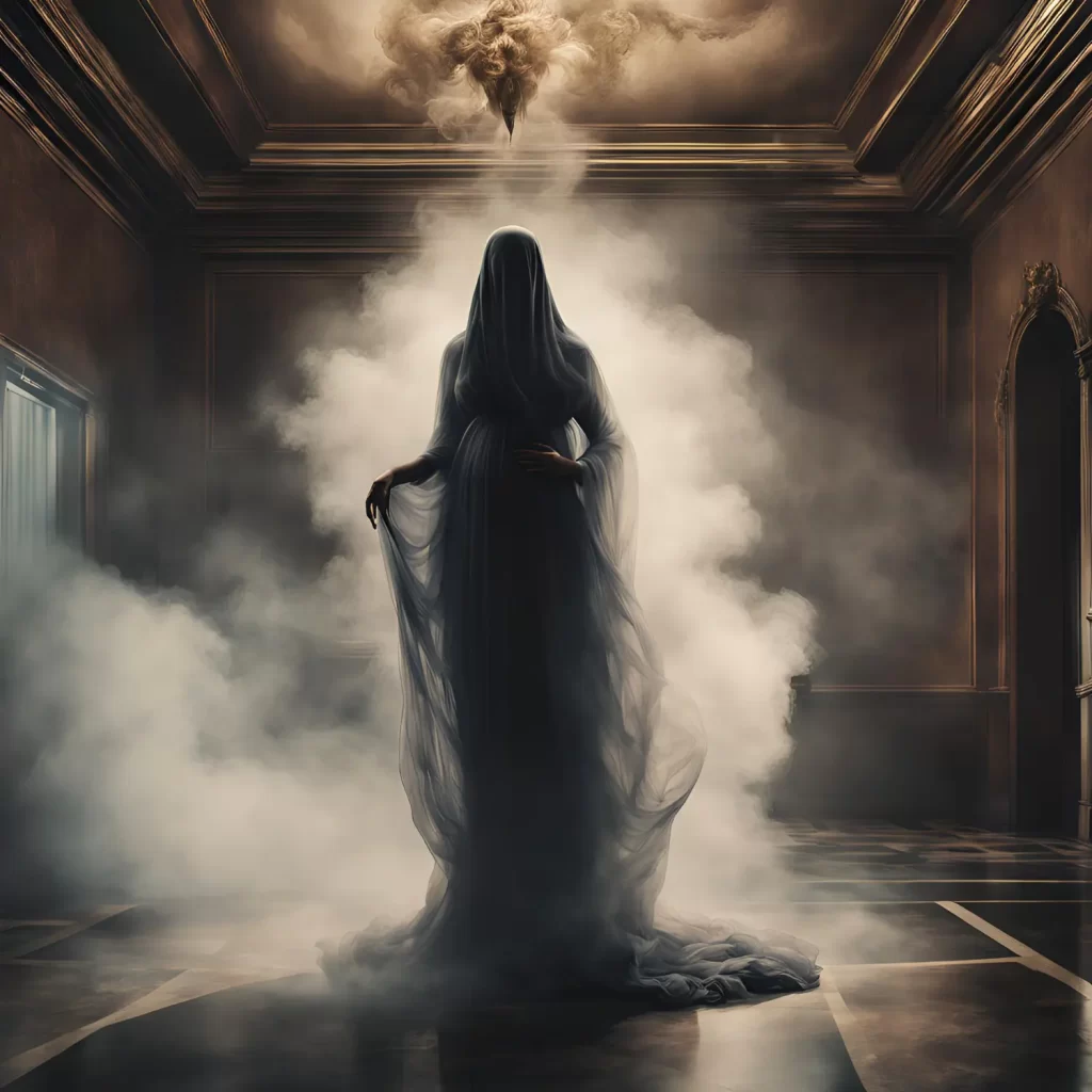 Woman ghost in hotel