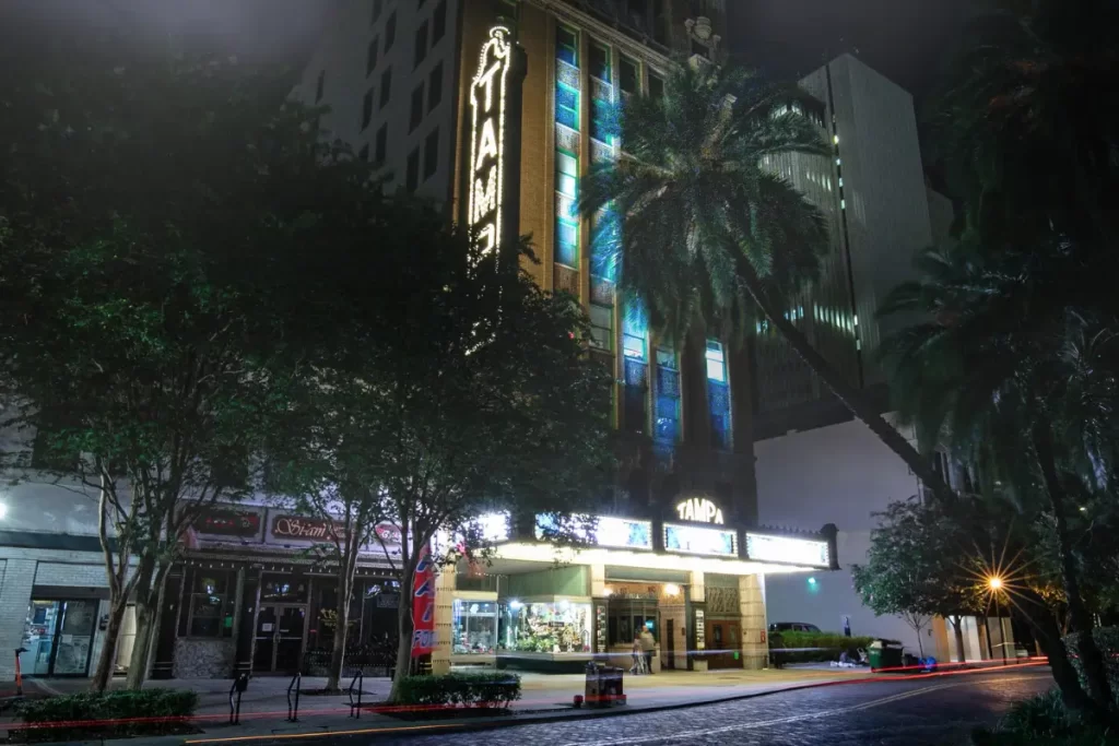 Sign in front of the Old Tampa Theatre